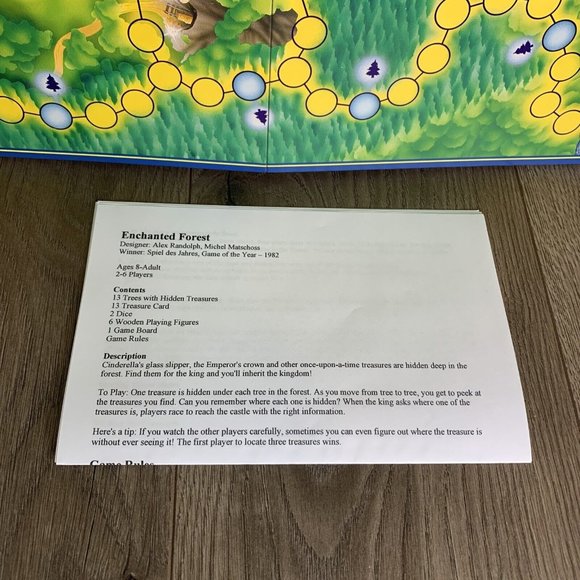Ravensburger Enchanted Forest 1994 Board Game Magic Treasure Hunt EUC Complete - Picture 3 of 8